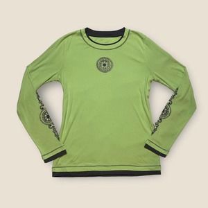 Adorable green y2k indie layered